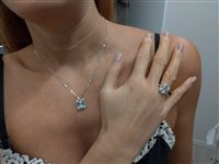 Collana Damiani Donna Minou in Oro bianco Acquamarina 5.00 Ct 20088522 - 20088522